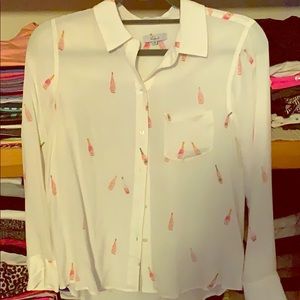 Rails Silk Rose All Day Top XS